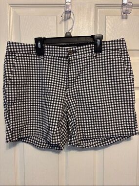 Black & White Gingham Women’s Shorts